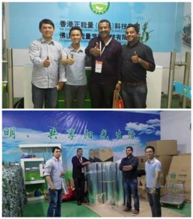 印度客戶(hù)參觀訪(fǎng)問(wèn)正能量科技