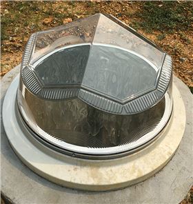 特寫中的采光罩