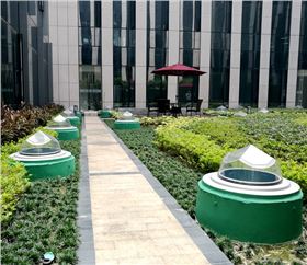 廣發金融中心無電照明系統室外效果圖 /