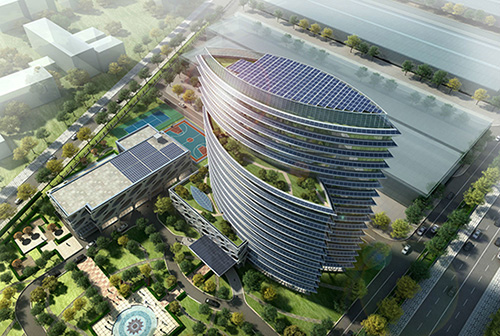 珠海興業集團能源大廈導光管照明