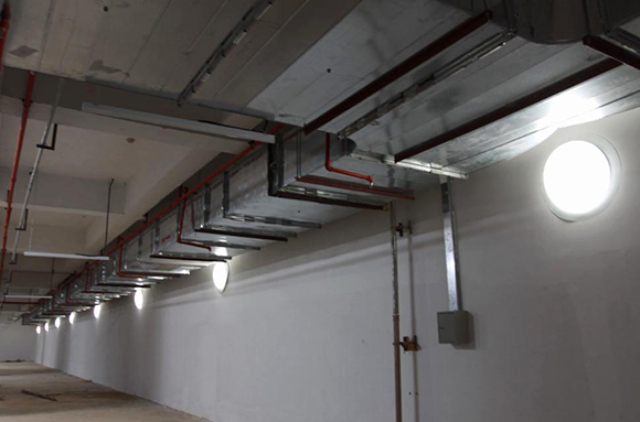 室內漫射器之側墻發光