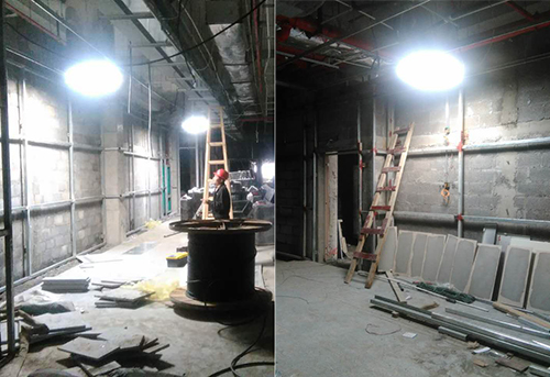 柳州高鐵站西廣場光導管室內效果