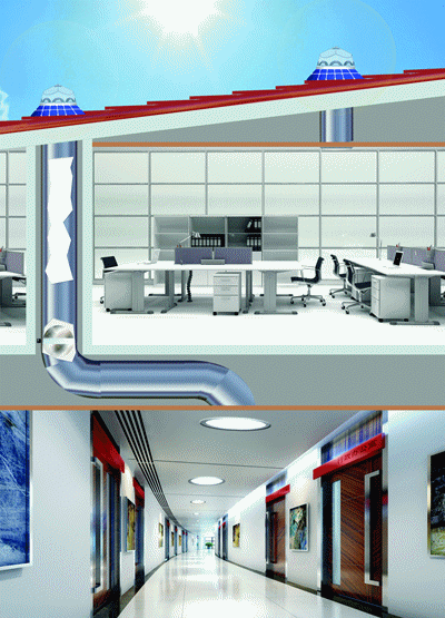 正能量無(wú)電照明系統(tǒng)日夜工作原理圖