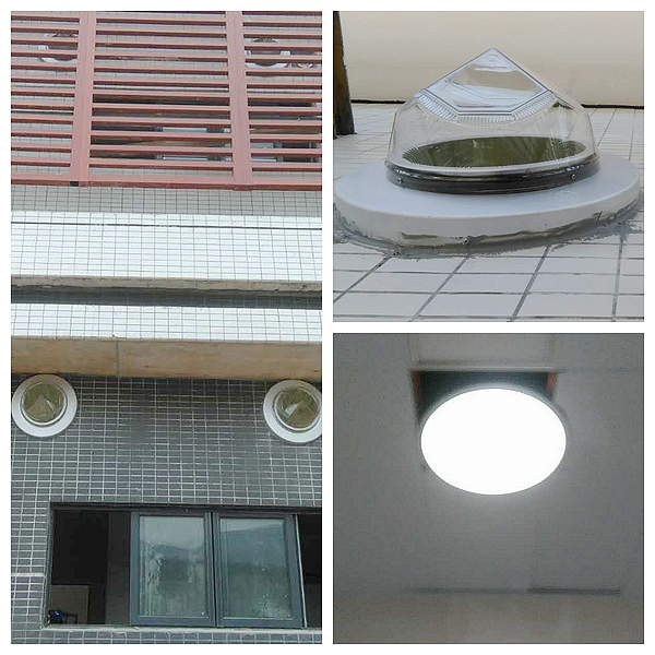 廣東惠州550kV崇文變電站光導照明系統