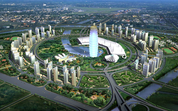 鄭東新區行政服務中心光導照明應用 鄭東新區行政服務中心光導照明應用